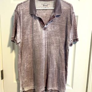 Lucky brand Venice burnout slim fit polo shirt, faded look